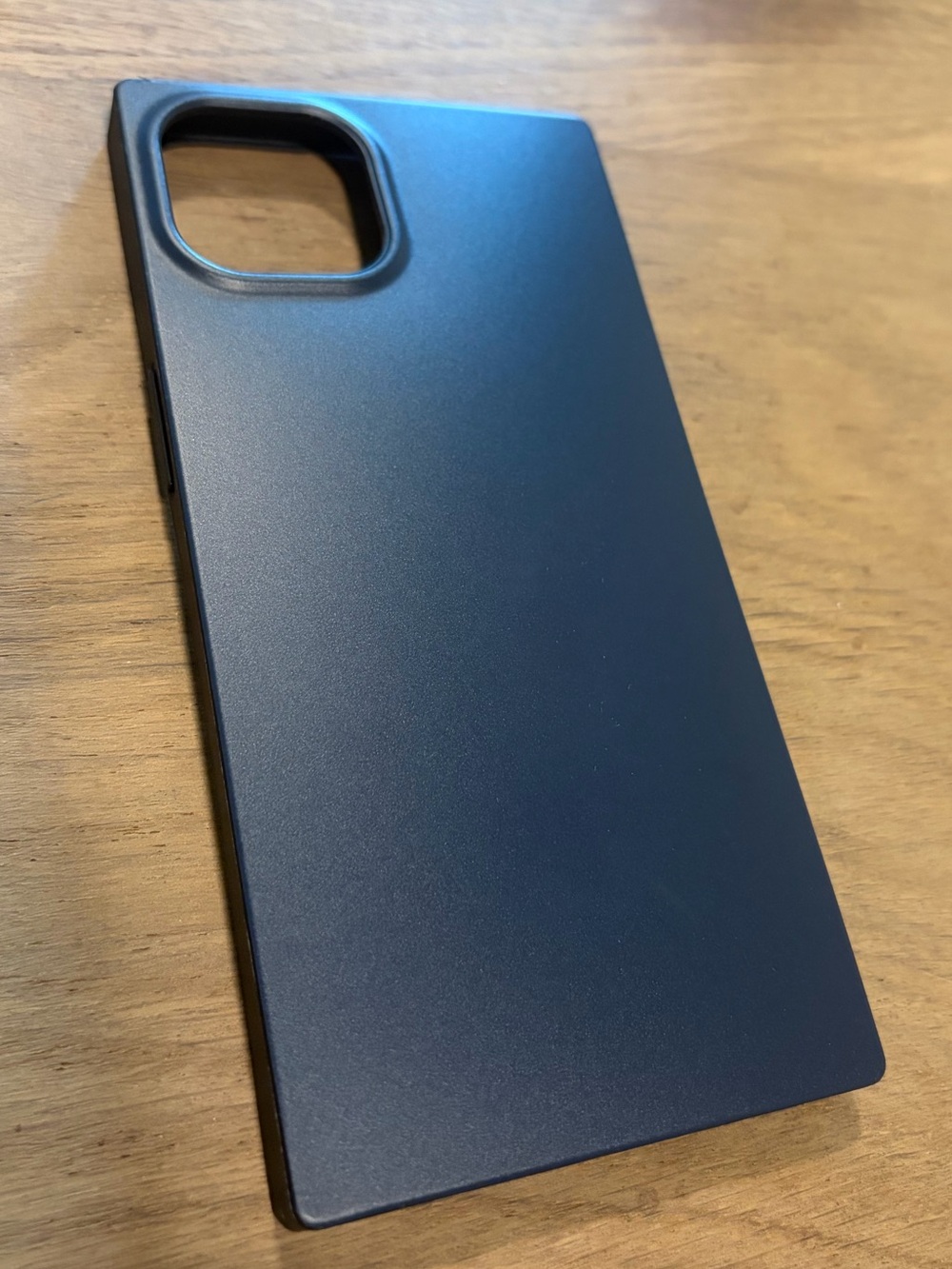 ✨Flaunt SQUARE Matte Navy iPhone 17e/16e/14/13 Case